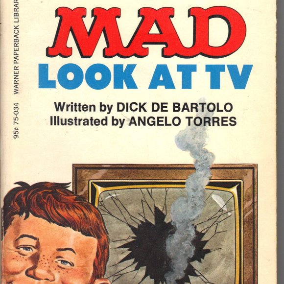 Mad Paperback Book - Mad Look At TV - Picture 1 of 2